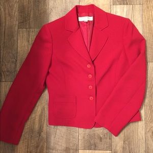Red blazer